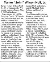 Turner “John” Wilson Noll, Jr.